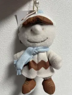 USJ 限定　チャーリーブラウン　ぬいぐるみキーチェーン クリスマス