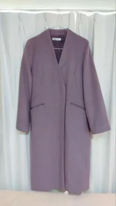 SENSE OF PLACE パープル チェスターコート