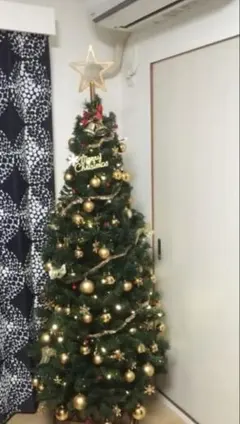 クリスマスツリー オーナメントセット 木製フェンス付きのサムネイル