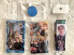 まとめ売り❣️BTS JIMINストラップ アクスタ ピンバッチ4点セット♡