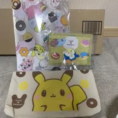 ミスド福袋 3点セット ショルダーバック、クリアファイル、ジッパーバック