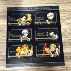 僕のヒーローアカデミア 東急ホテル 宿泊特典 カードキーレプリカ セット