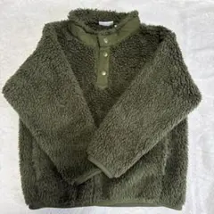 ボアトレーナー アウター オリーブグリーン 110㎝　UNIQLO キッズ