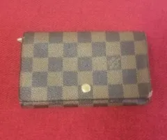 LOUIS VUITTON ポルト モネ ビエ トレゾール ダミエ 折財布