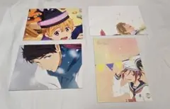 Free! 京アニショップ与薬特典 ミニ複製原画　松岡凛　山崎宗介　青 Free! 京アニショップ 特典 松岡凛 ピクチャーブック イラストカード