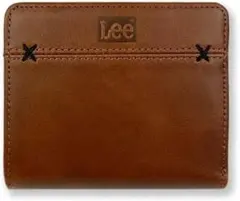 【新品・新製品】LEE　リー　折り財布　0520693　チャ色　専用箱付き