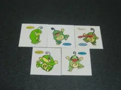 ニョロトノ　５枚セット　ポケモン　デコキャラシール　第一パン