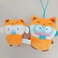 サンリオキャラクターズ　どうぶつ着ぐるみマスコット　きつね編