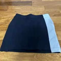 JUN&ROPE ゴルフスカート ブラック ホワイトのサムネイル