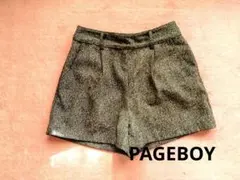 alicia PAGEBOY キュロットスカート ショートパンツ 後ろゴム