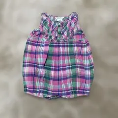 Ralph Lauren チェック柄 ワンピース 9M