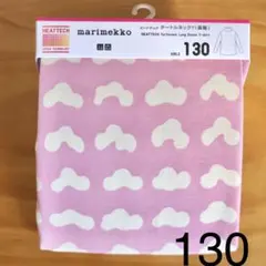 ユニクロ×マリメッコ　ヒートテック　 ピンク　タートルネックT 長袖　130