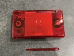 Nintendo DS Lite カスタム品　クリア　レッド　透明　本体
