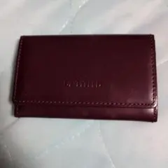UNTITLED 名刺入れ あずき色 ワインレッドのサムネイル