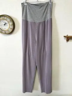 マタニティ プリーツパンツ M-Lサイズのサムネイル