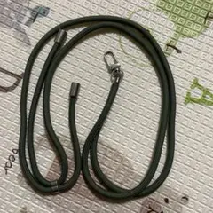 オリーブグリーン スマホショルダーストラップ