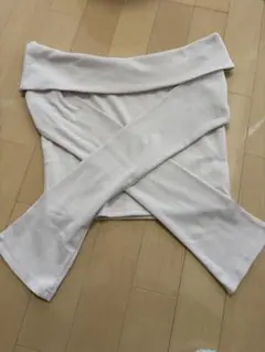 GRL オフショルフレアスリーブテレコトップス