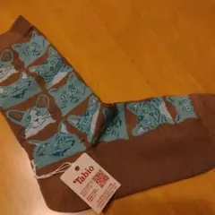 Tabio 猫顔デザインソックス
