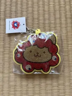ポムポムプリン ミャクミャク　ビーズキーホルダー