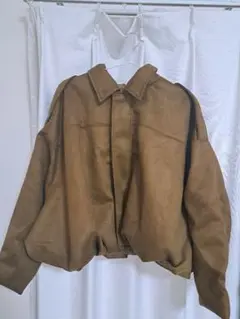 スエードブルゾン