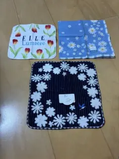 新品　ELLE ホールマーク　ハンカチ　3枚