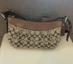 COACH シグネチャー ショルダーバッグ ブラウン
