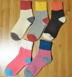 レディース厚手ソックス5足組