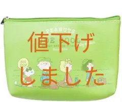 ☆スヌーピーミニポーチ　//ＪＯＥ COOL  （グリーン）