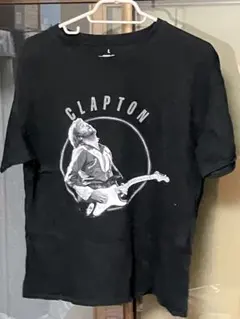 CLAPTON T 셔츠 블랙 L 사이즈 락 티셔츠