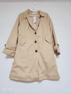 【不定期SALE中♥️】イエローベージュ ジャケット 春アウター 薄手 羽織り