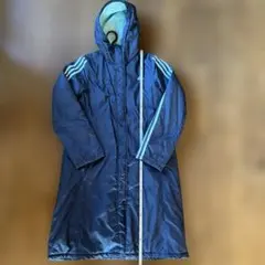 adidas フード付きベンチコート