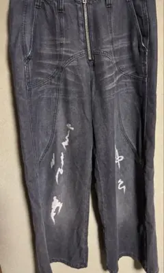 ANDER HUNK スタッズデザインリジットカーブデニム Studs Design Rigid Curve Denim / スタッズデザインリジットカーブ