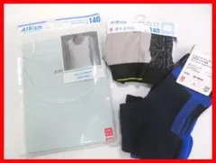 ユニクロ AIRism タンクトップ、ボクサーブリーフ 靴下 140 mム110