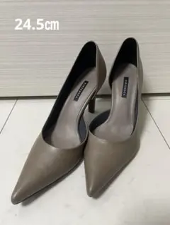 ESPERANZA ベージュ ポインテッドトゥ ハイヒール