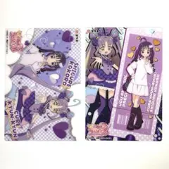 キュアキュンキュン　紫雨こころ　キミプリ　キラキラクリアカードガム