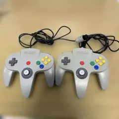 NINTENDO64 コントローラー グレー2個セット