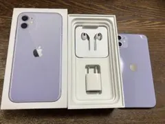 Apple iPhone 11 64GBパープル 【付属品完備】