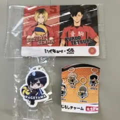 ハイキュー!! くら寿司めじるしチャーム 影山飛雄 黒尾 孤爪 カード