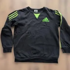 adidas アディダス トレーナー ブラック×ネオンイエロー 10番
