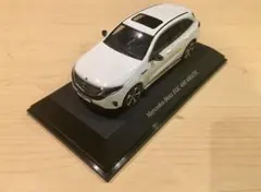 新品 1/43メルセデスベンツ純正 スパーク メルセデスベンツ EQC ホワイト
