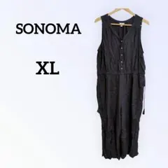 SONOMA XL サロペット ブラック レディース オールインワン トップス
