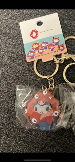 サンリオミャクミャク　なりきり立体マスコットクリアカラーキーホルダー　クロミ