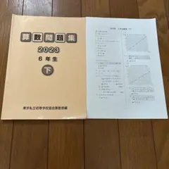 私学問題集 算数 問題集 6年生 テキスト 私学 小学校 6年