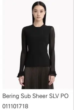 試着のみ 美品Theory ブラック ニットトップス