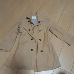 ZARA　トレンチ　コート　ジャケット　上着　ベージュ　ザラキッズ