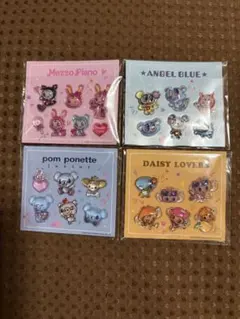 セブンイレブン　ナルミヤキャラクターズ　ぷっくりシール　コンプリートセット