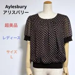 超美品 Aylesburyアリスバリー レディース 半袖 ブラウス サイズＬのサムネイル