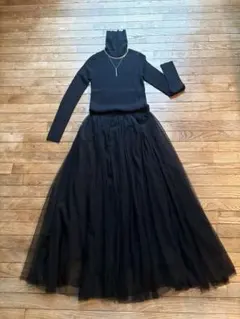 GALLARDAGALANTEチュールロングスカート