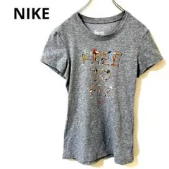 ナイキ Tシャツ DRI-FITドライフィット レディース S グレー