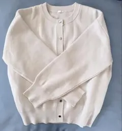 GU クリーム色 カーディガン